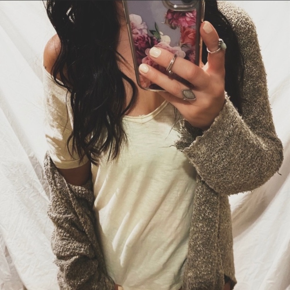 z supply comfy scoop neck tshirt